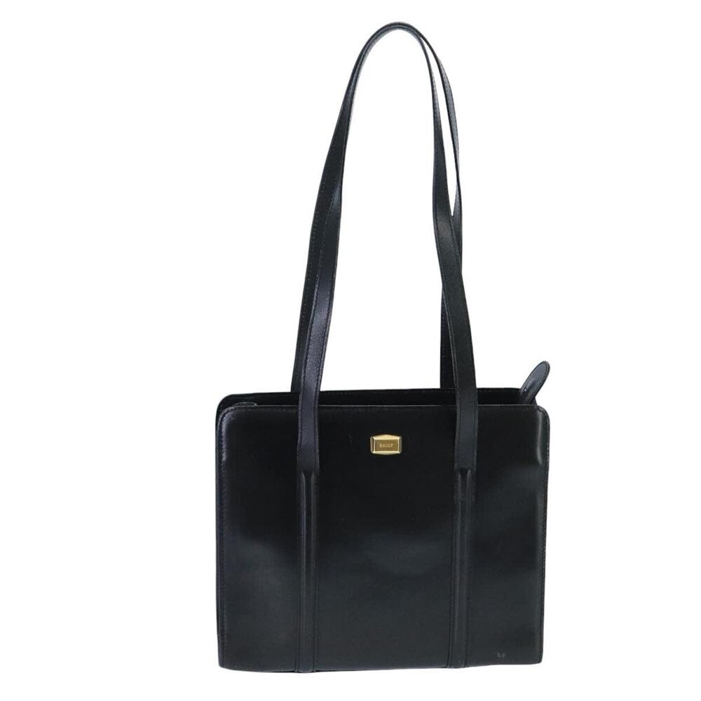 Bally Leather Shoulder Bag Black